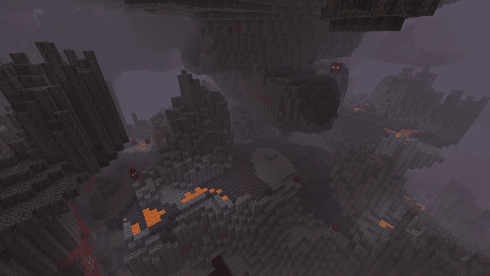 Deltas de basalto del Nether